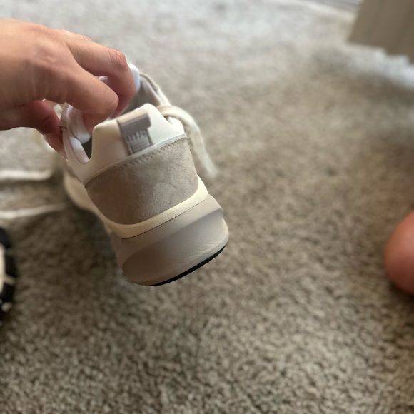 Tory Burch Cream and Gray Sneakers main image 6